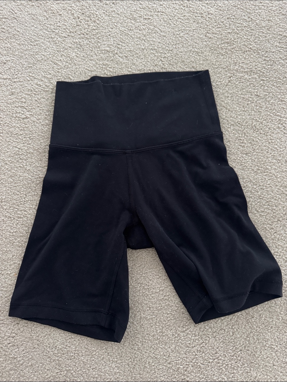 TNA Black High-Rise Bike Shorts
